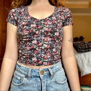 Floral Crop Top